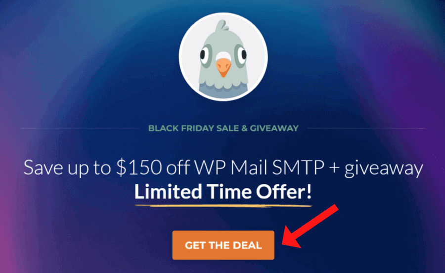 WP Mail SMTP Deals Landing Page