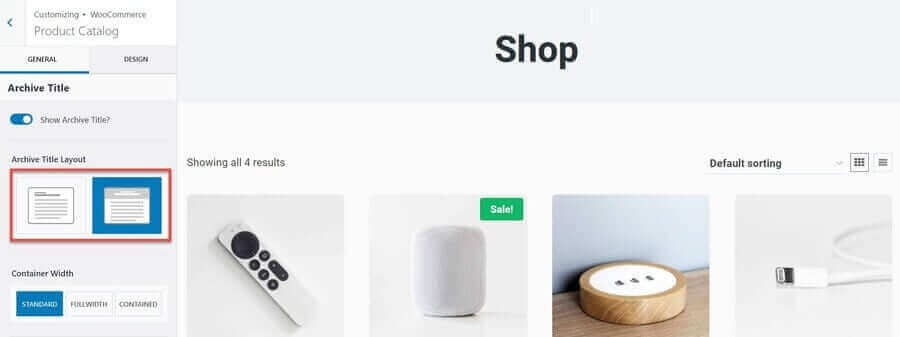 Kadence WooCommerce Integration