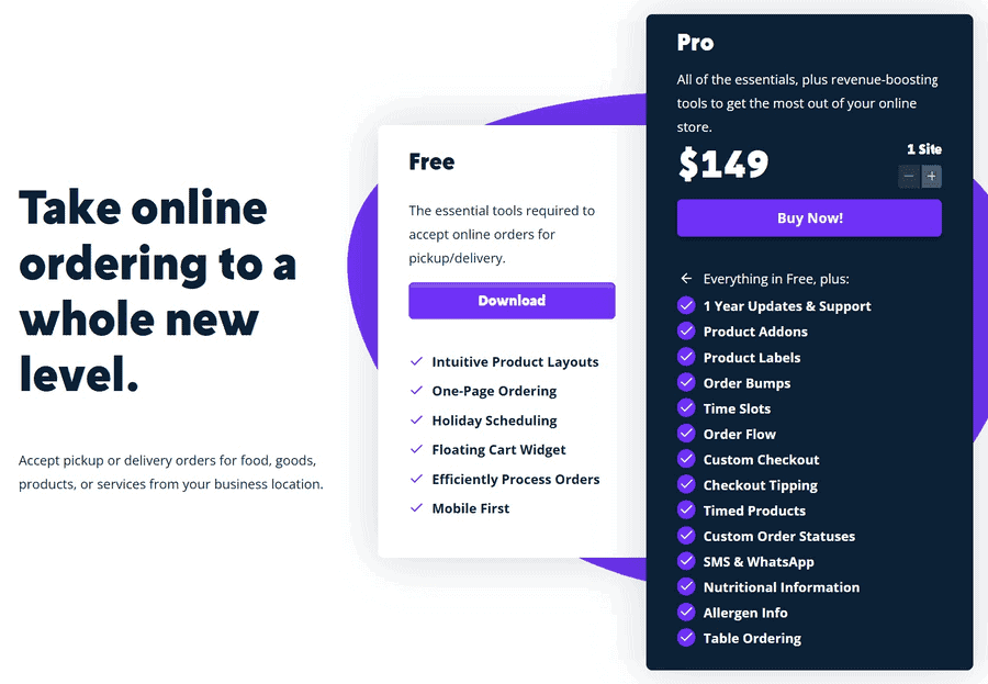 Orderable Plugin Pricing