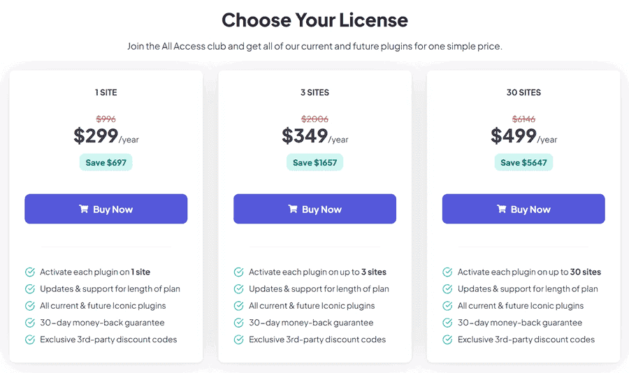 IconicWP Pricing