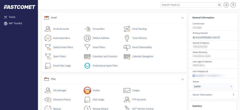 FastComet cPanel